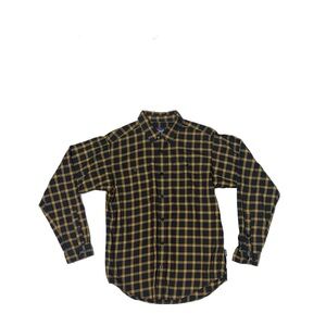 Patagonia Pima Cotton Yellow Plaid Button-Up Long Sleeve